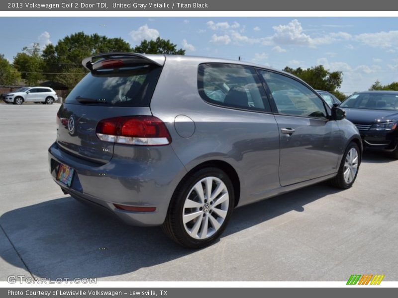 United Gray Metallic / Titan Black 2013 Volkswagen Golf 2 Door TDI