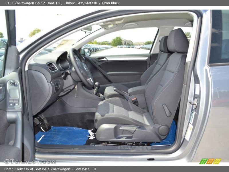  2013 Golf 2 Door TDI Titan Black Interior
