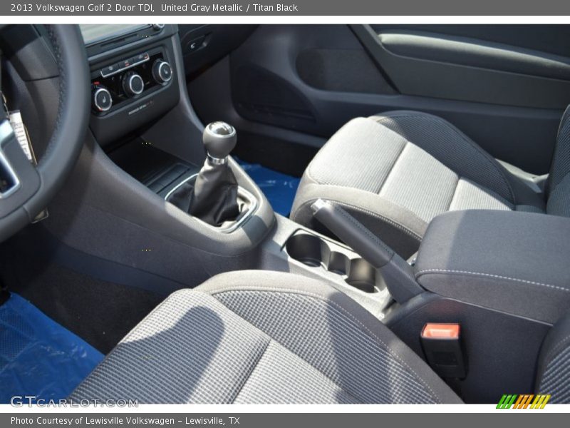 United Gray Metallic / Titan Black 2013 Volkswagen Golf 2 Door TDI