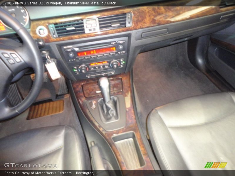 Titanium Silver Metallic / Black 2006 BMW 3 Series 325xi Wagon