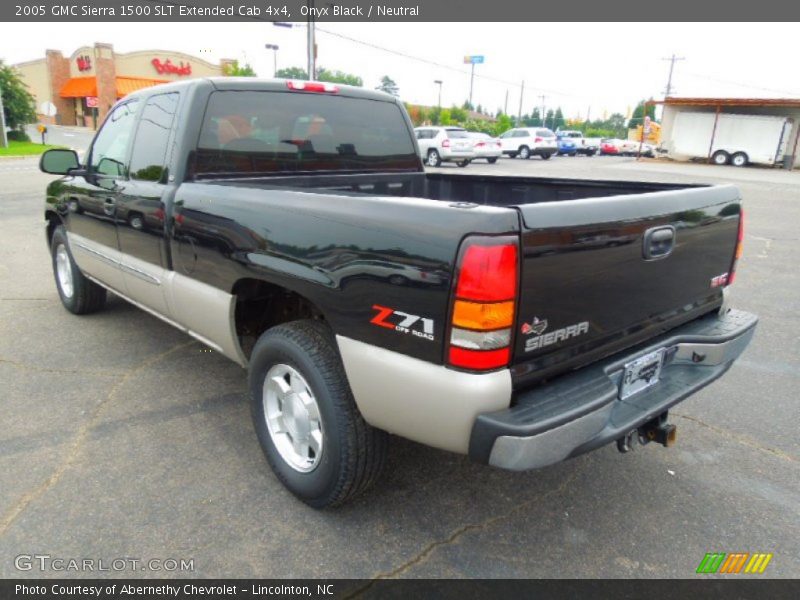 Onyx Black / Neutral 2005 GMC Sierra 1500 SLT Extended Cab 4x4