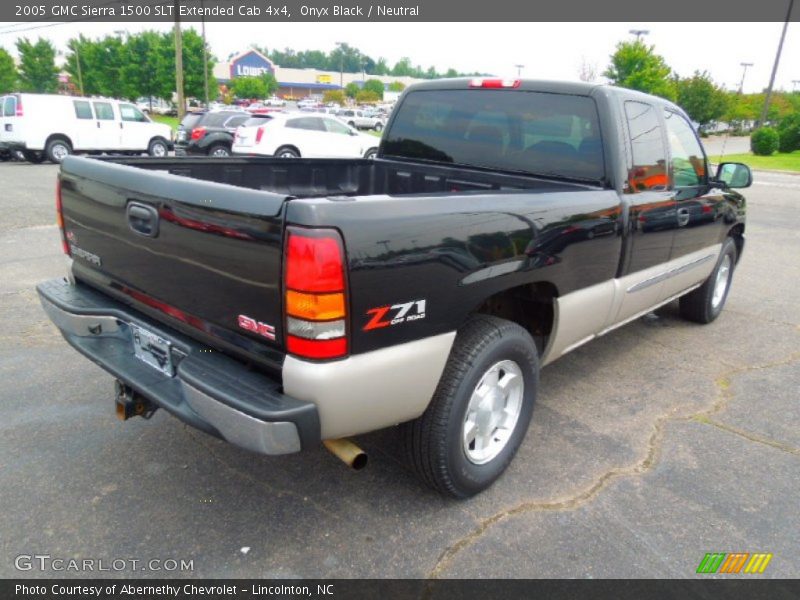 Onyx Black / Neutral 2005 GMC Sierra 1500 SLT Extended Cab 4x4