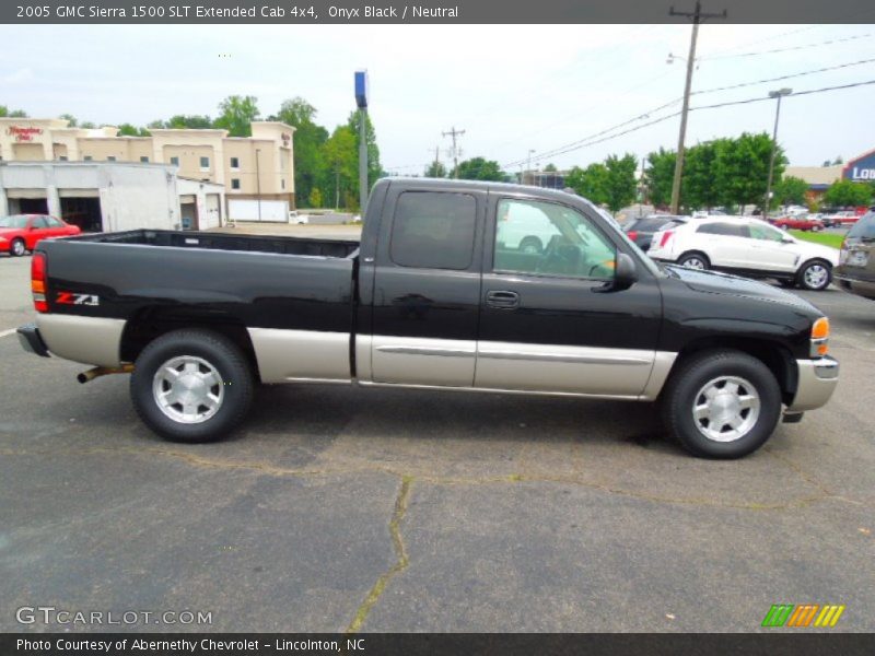 Onyx Black / Neutral 2005 GMC Sierra 1500 SLT Extended Cab 4x4