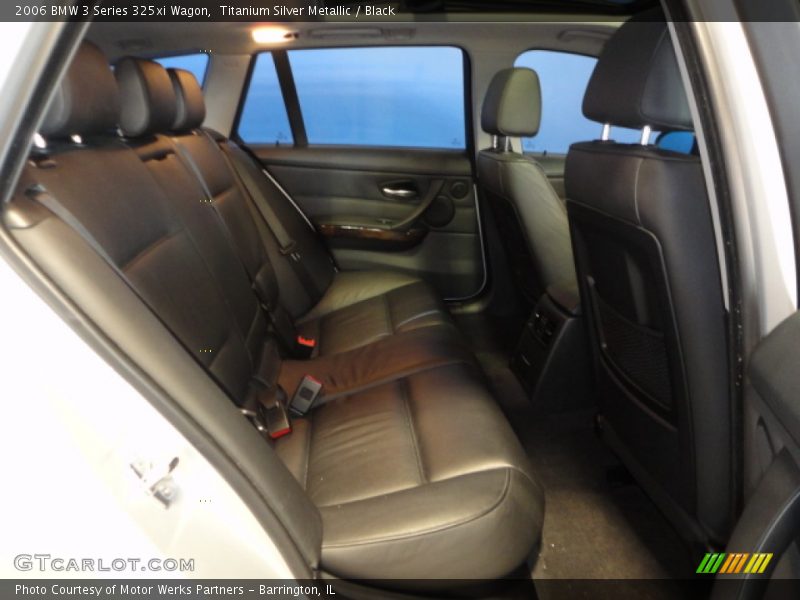Titanium Silver Metallic / Black 2006 BMW 3 Series 325xi Wagon