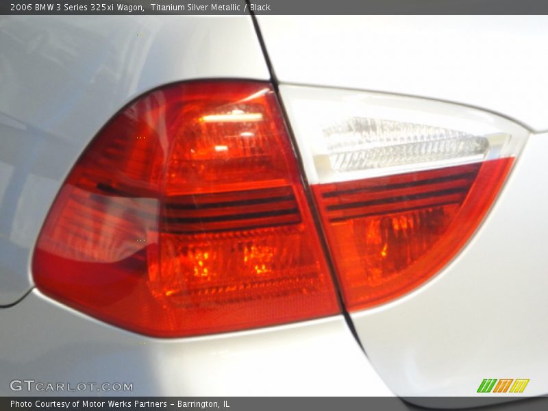 Titanium Silver Metallic / Black 2006 BMW 3 Series 325xi Wagon