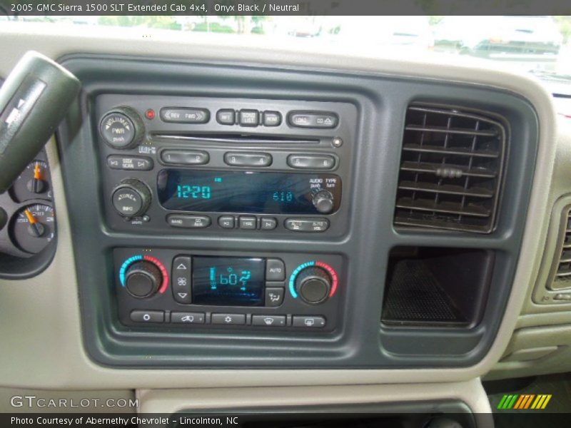 Onyx Black / Neutral 2005 GMC Sierra 1500 SLT Extended Cab 4x4