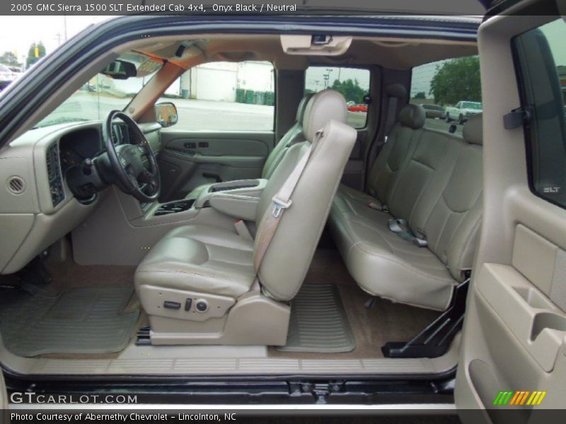 Onyx Black / Neutral 2005 GMC Sierra 1500 SLT Extended Cab 4x4
