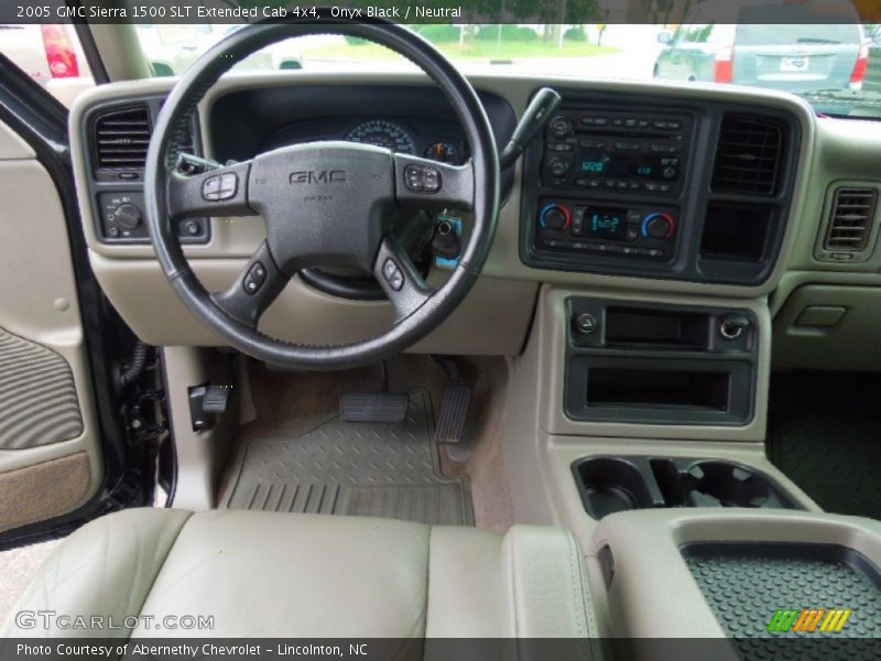 Onyx Black / Neutral 2005 GMC Sierra 1500 SLT Extended Cab 4x4