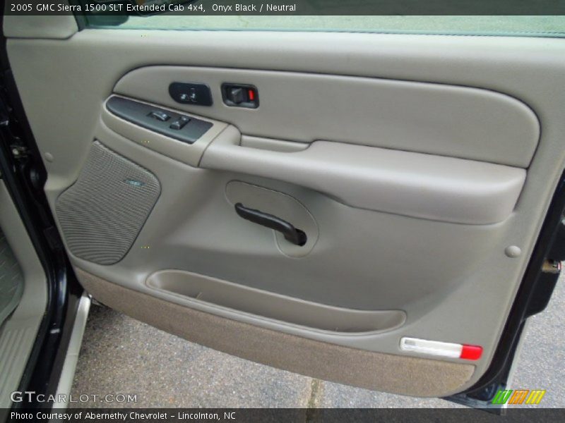 Onyx Black / Neutral 2005 GMC Sierra 1500 SLT Extended Cab 4x4