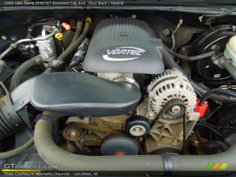 Onyx Black / Neutral 2005 GMC Sierra 1500 SLT Extended Cab 4x4