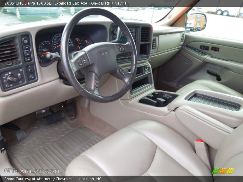 Onyx Black / Neutral 2005 GMC Sierra 1500 SLT Extended Cab 4x4