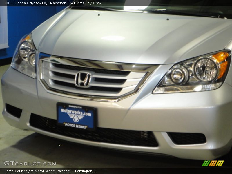 Alabaster Silver Metallic / Gray 2010 Honda Odyssey LX