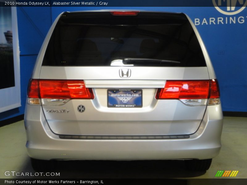 Alabaster Silver Metallic / Gray 2010 Honda Odyssey LX