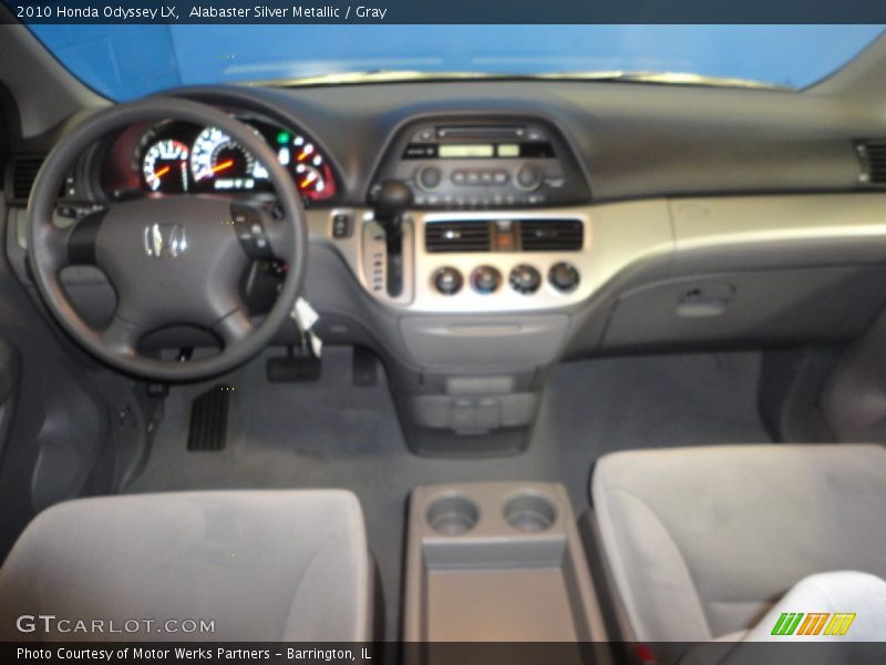 Alabaster Silver Metallic / Gray 2010 Honda Odyssey LX