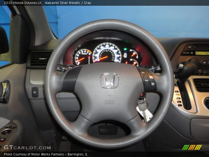 Alabaster Silver Metallic / Gray 2010 Honda Odyssey LX