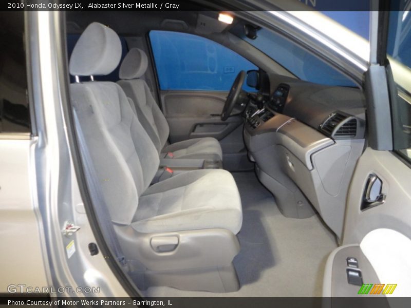 Alabaster Silver Metallic / Gray 2010 Honda Odyssey LX