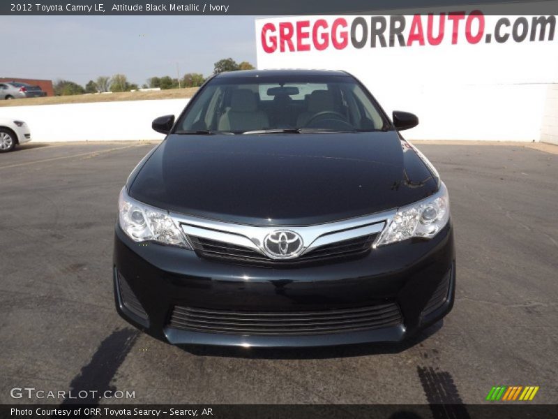 Attitude Black Metallic / Ivory 2012 Toyota Camry LE
