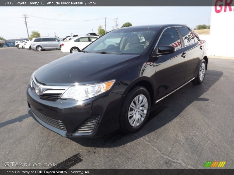 Attitude Black Metallic / Ivory 2012 Toyota Camry LE