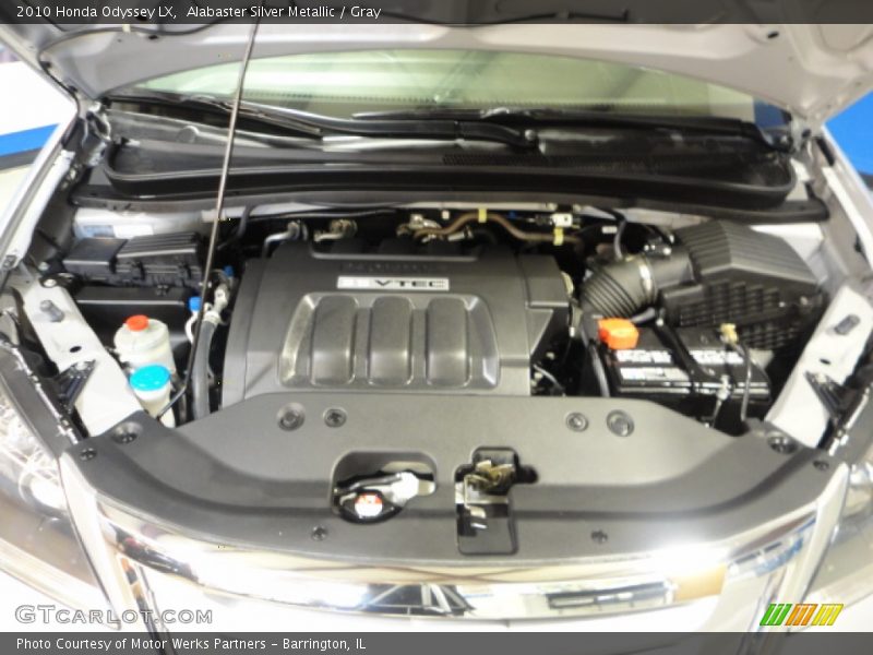 Alabaster Silver Metallic / Gray 2010 Honda Odyssey LX