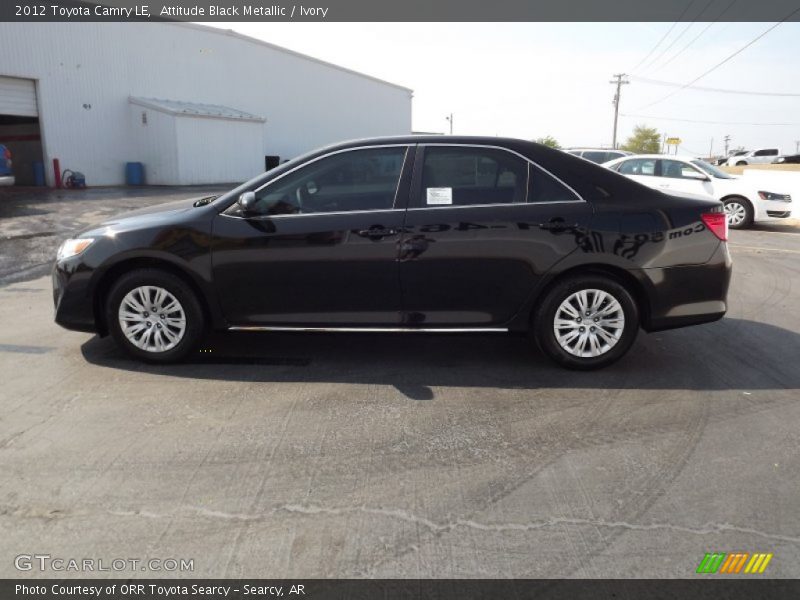 Attitude Black Metallic / Ivory 2012 Toyota Camry LE