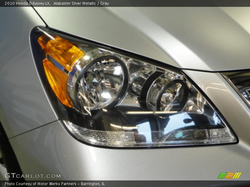 Alabaster Silver Metallic / Gray 2010 Honda Odyssey LX