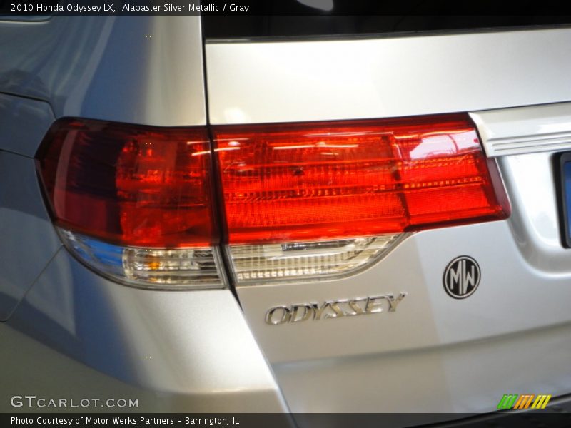 Alabaster Silver Metallic / Gray 2010 Honda Odyssey LX