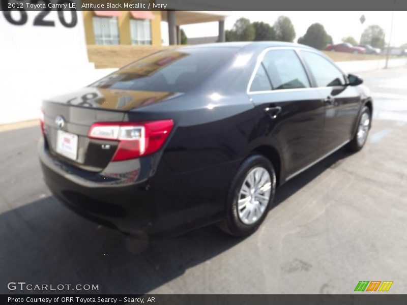 Attitude Black Metallic / Ivory 2012 Toyota Camry LE