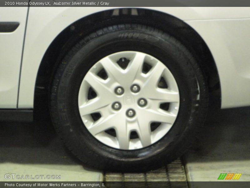 Alabaster Silver Metallic / Gray 2010 Honda Odyssey LX