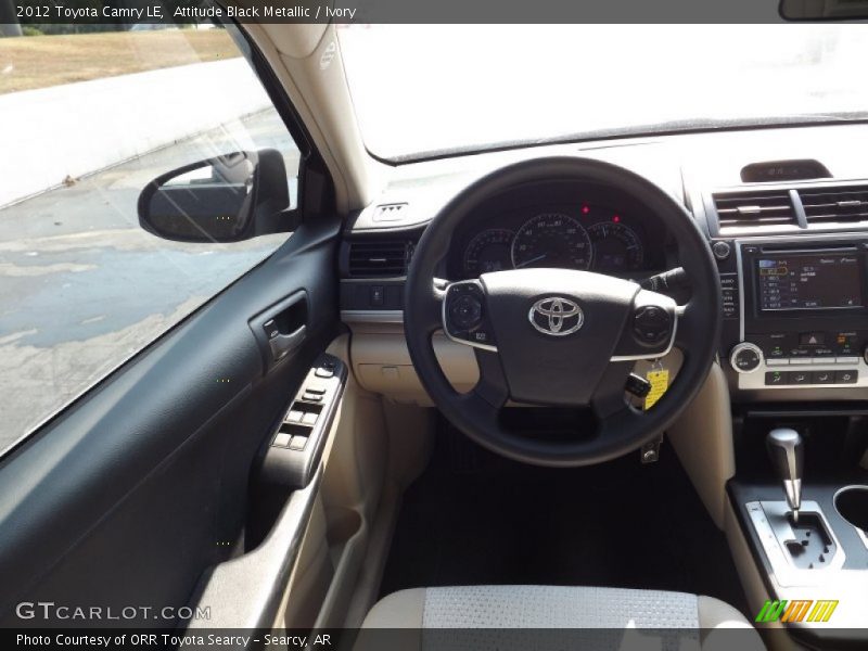 Attitude Black Metallic / Ivory 2012 Toyota Camry LE