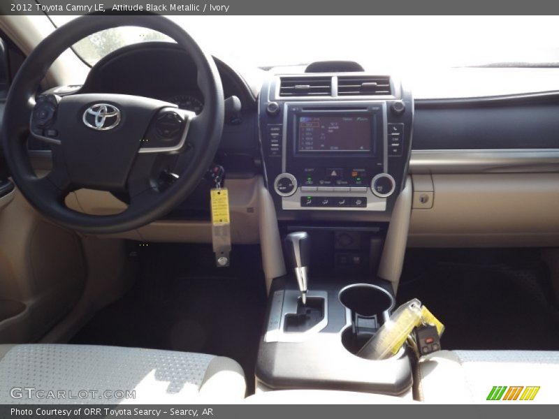 Attitude Black Metallic / Ivory 2012 Toyota Camry LE