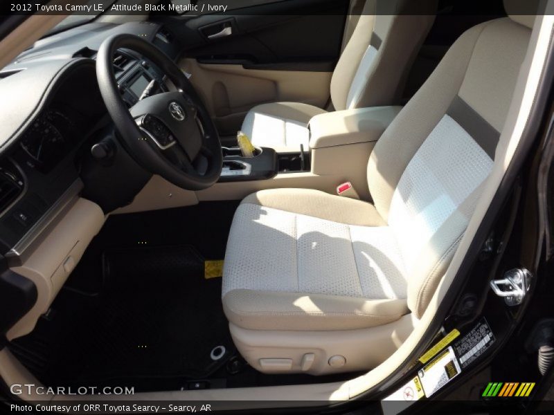 Attitude Black Metallic / Ivory 2012 Toyota Camry LE