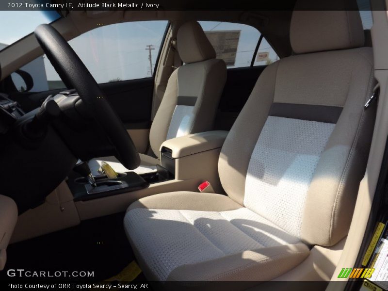 Attitude Black Metallic / Ivory 2012 Toyota Camry LE