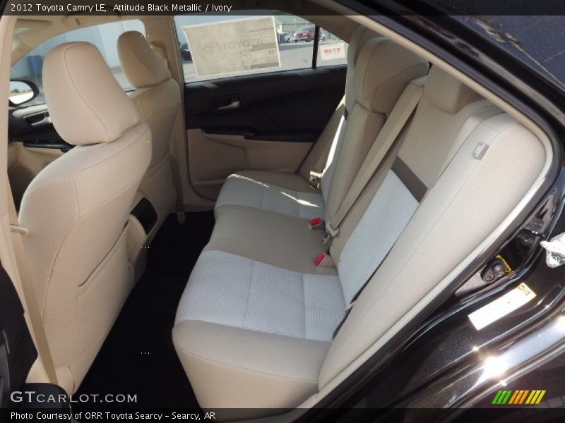Attitude Black Metallic / Ivory 2012 Toyota Camry LE
