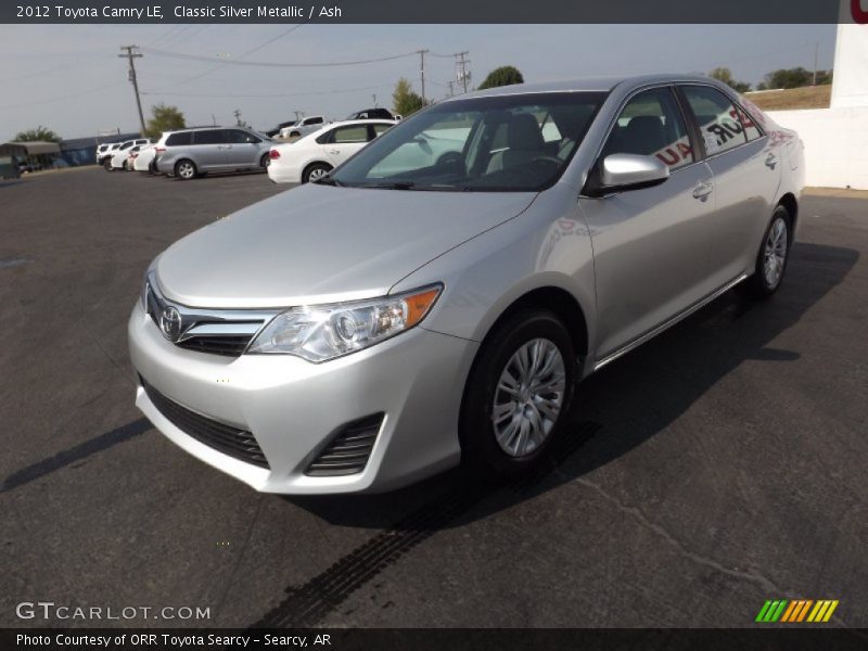 Classic Silver Metallic / Ash 2012 Toyota Camry LE
