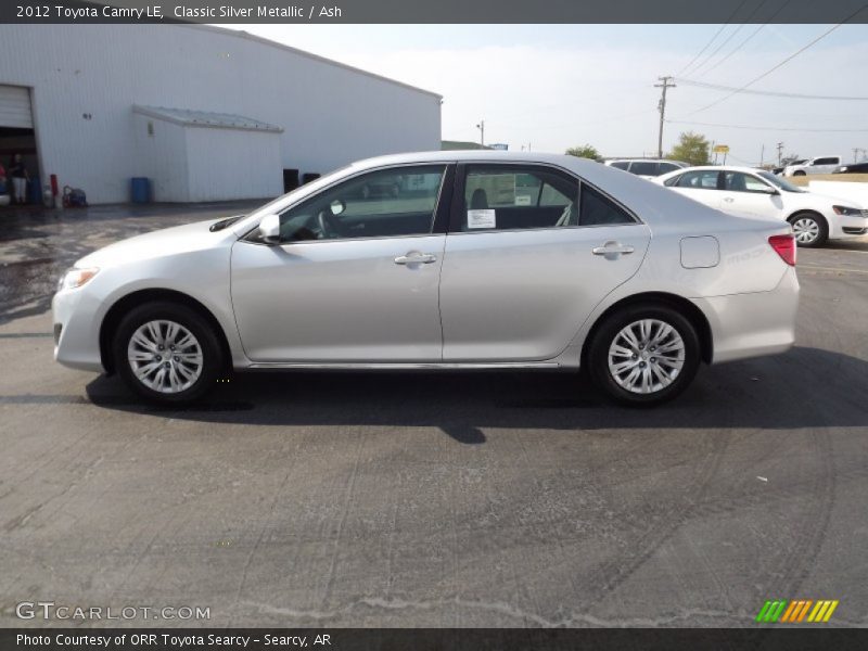 Classic Silver Metallic / Ash 2012 Toyota Camry LE