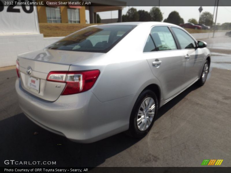 Classic Silver Metallic / Ash 2012 Toyota Camry LE