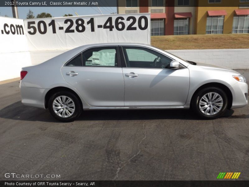 Classic Silver Metallic / Ash 2012 Toyota Camry LE