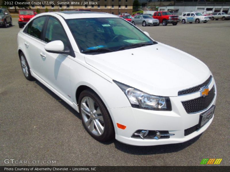 Summit White / Jet Black 2012 Chevrolet Cruze LTZ/RS