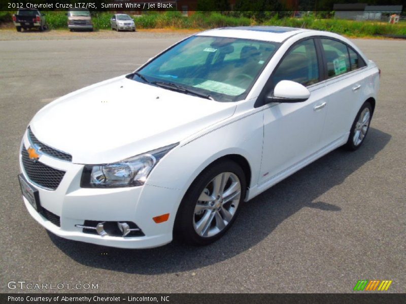 Summit White / Jet Black 2012 Chevrolet Cruze LTZ/RS