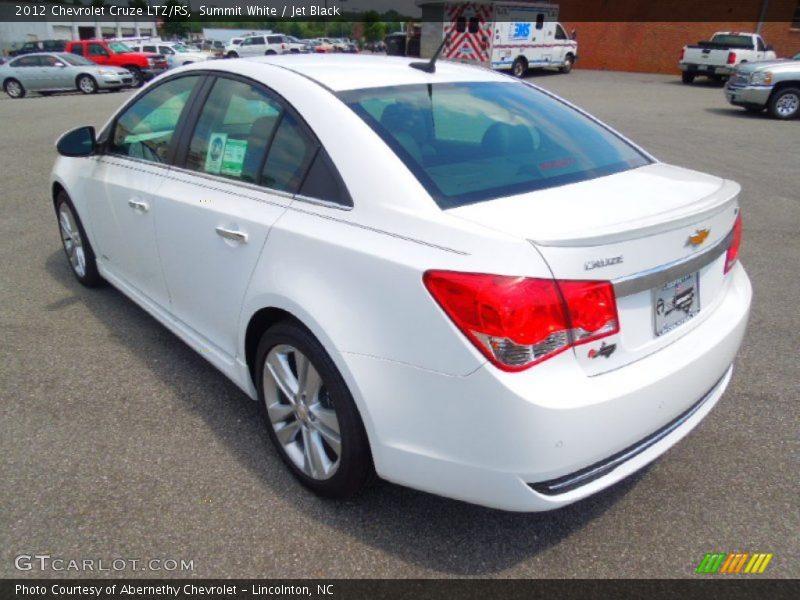 Summit White / Jet Black 2012 Chevrolet Cruze LTZ/RS