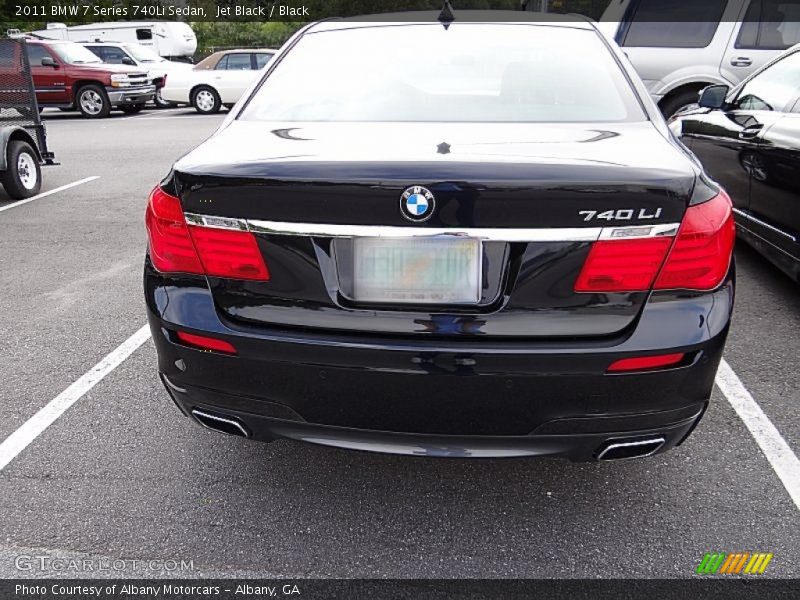 Jet Black / Black 2011 BMW 7 Series 740Li Sedan