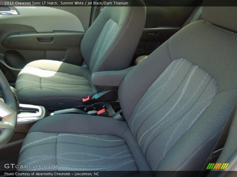 Summit White / Jet Black/Dark Titanium 2012 Chevrolet Sonic LT Hatch