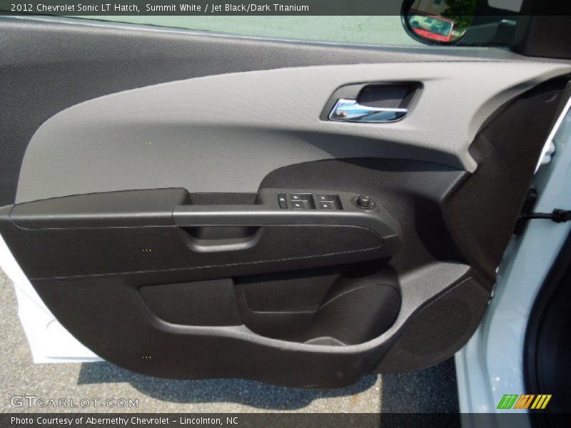Summit White / Jet Black/Dark Titanium 2012 Chevrolet Sonic LT Hatch