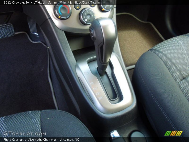Summit White / Jet Black/Dark Titanium 2012 Chevrolet Sonic LT Hatch