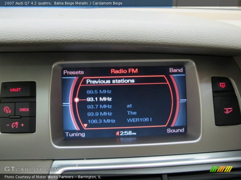 Bahia Beige Metallic / Cardamom Beige 2007 Audi Q7 4.2 quattro