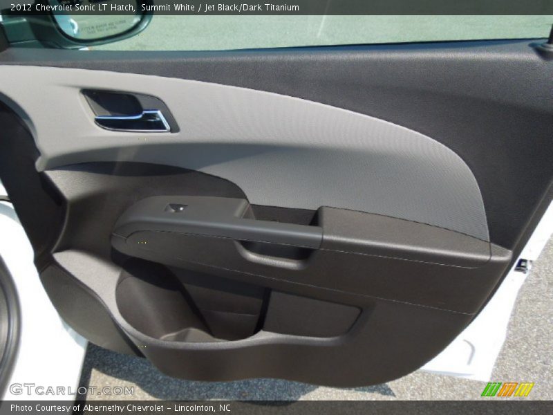 Summit White / Jet Black/Dark Titanium 2012 Chevrolet Sonic LT Hatch