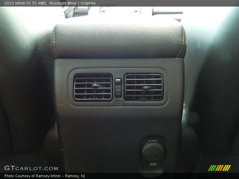 Moonlight White / Graphite 2011 Infiniti FX 35 AWD