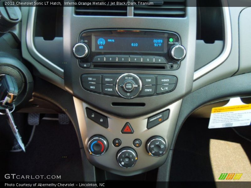 Controls of 2012 Sonic LT Hatch