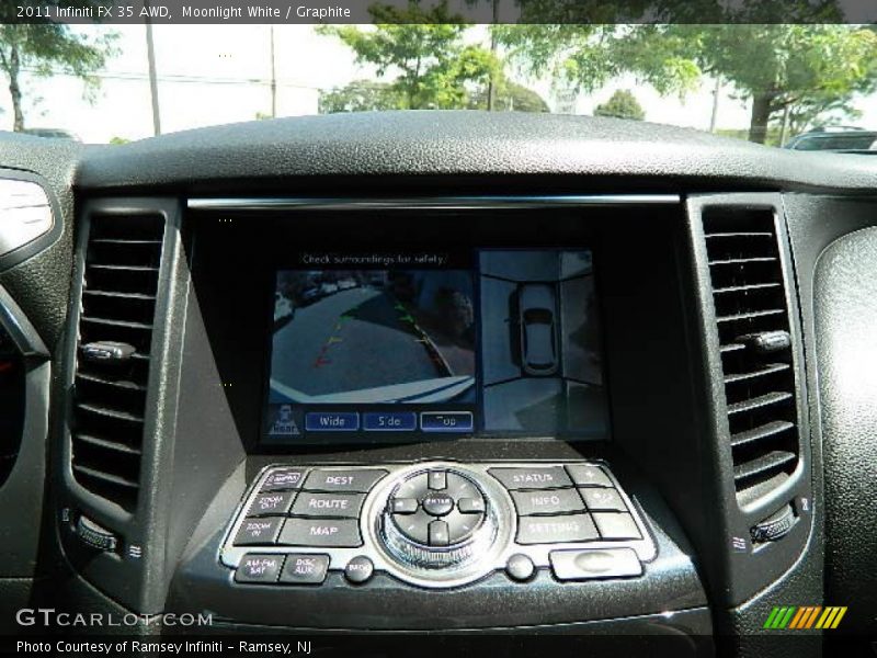 Moonlight White / Graphite 2011 Infiniti FX 35 AWD