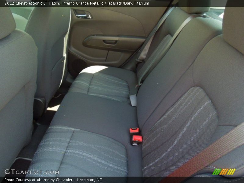Inferno Orange Metallic / Jet Black/Dark Titanium 2012 Chevrolet Sonic LT Hatch
